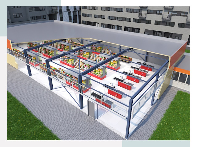 Строительство магазинов в Ярославль от 616 руб. за м²