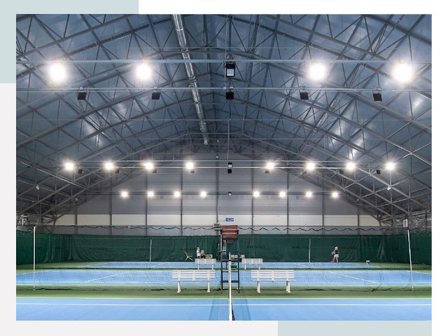 Строительство теннисных кортов в Ярославль от 616 руб.