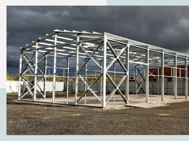 Двускатные ангары в Ярославль от 616 руб. за квадрат