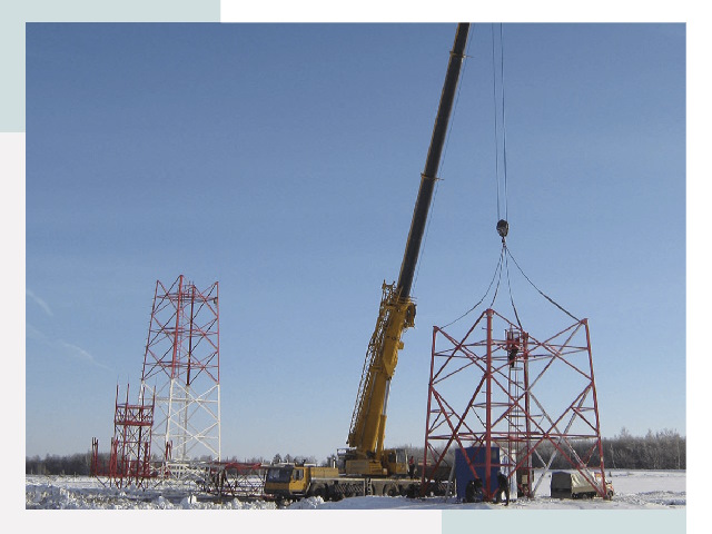 Монтаж вышек связи в Ярославле