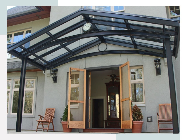 Козырьки металлические в Ярославле