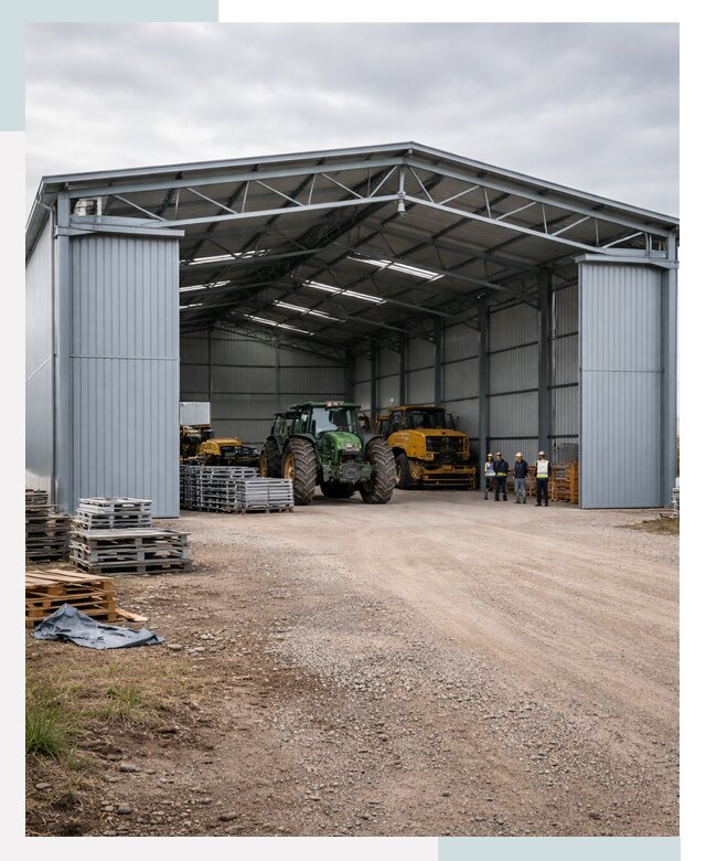 Ангары для сельхозтехники в Ярославле от 20536 р. | СтальСтрой-Рсл