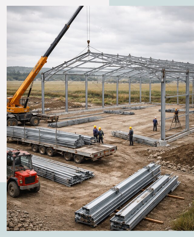 Строительство ангаров для сельхозтехники в Ярославле под ключ