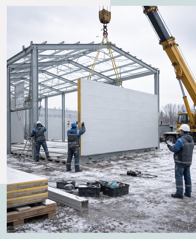 Строительство холодильных складов под ключ в Ярославле