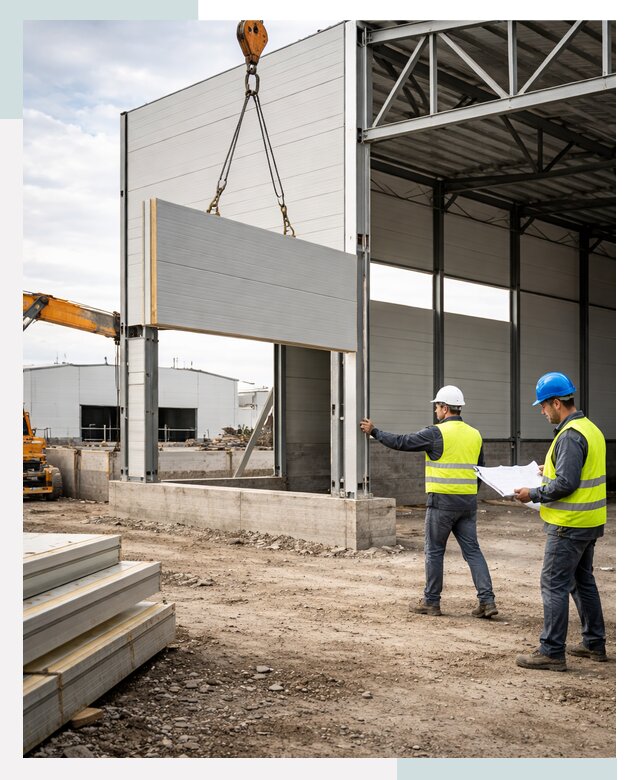 Склад из сэндвич панелей под ключ в Ярославле от 9755 р. | СтальСтрой-Рсл