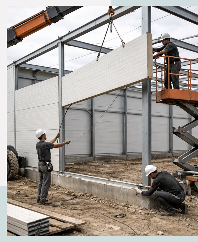 Строительство складов из сэндвич панелей в Ярославле под ключ