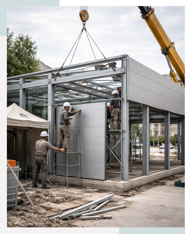 СтальСтрой-Рсл: торговый павильон под ключ в Ярославле от 35938 р.
