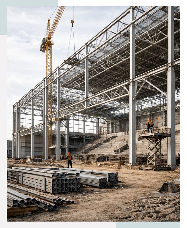 Строительство спортивных комплексов в Ярославле от 30804 р. | СтальСтрой-Рсл